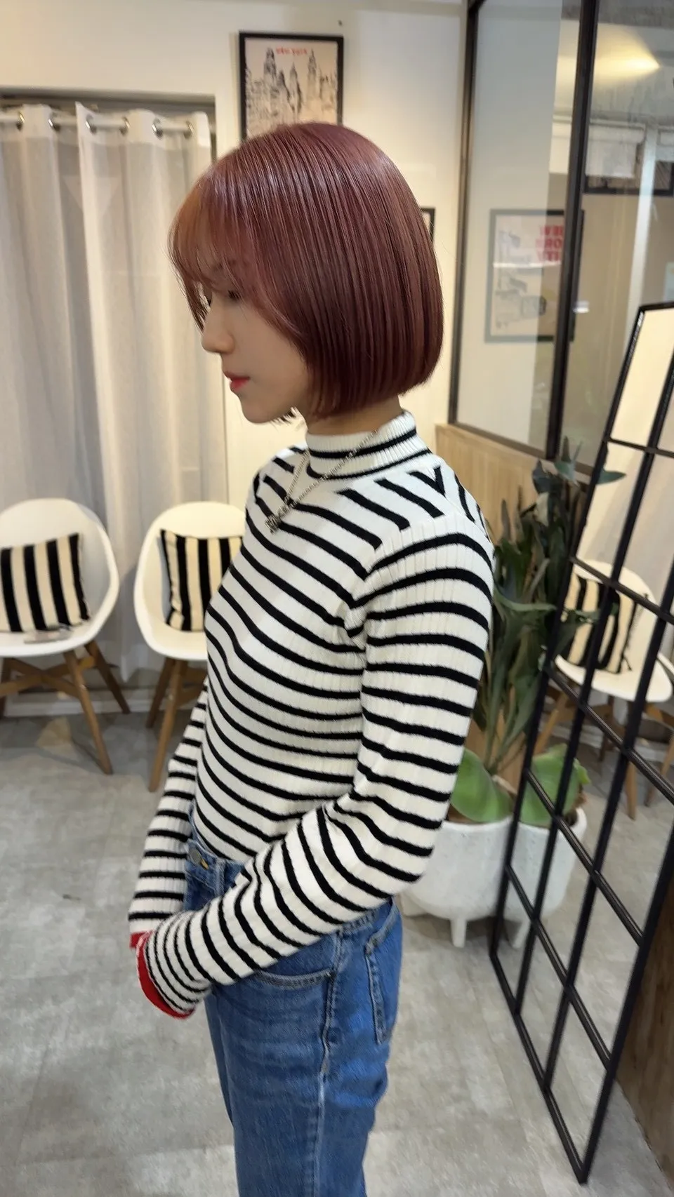 濃いめのピンクで色落ちも楽しめる